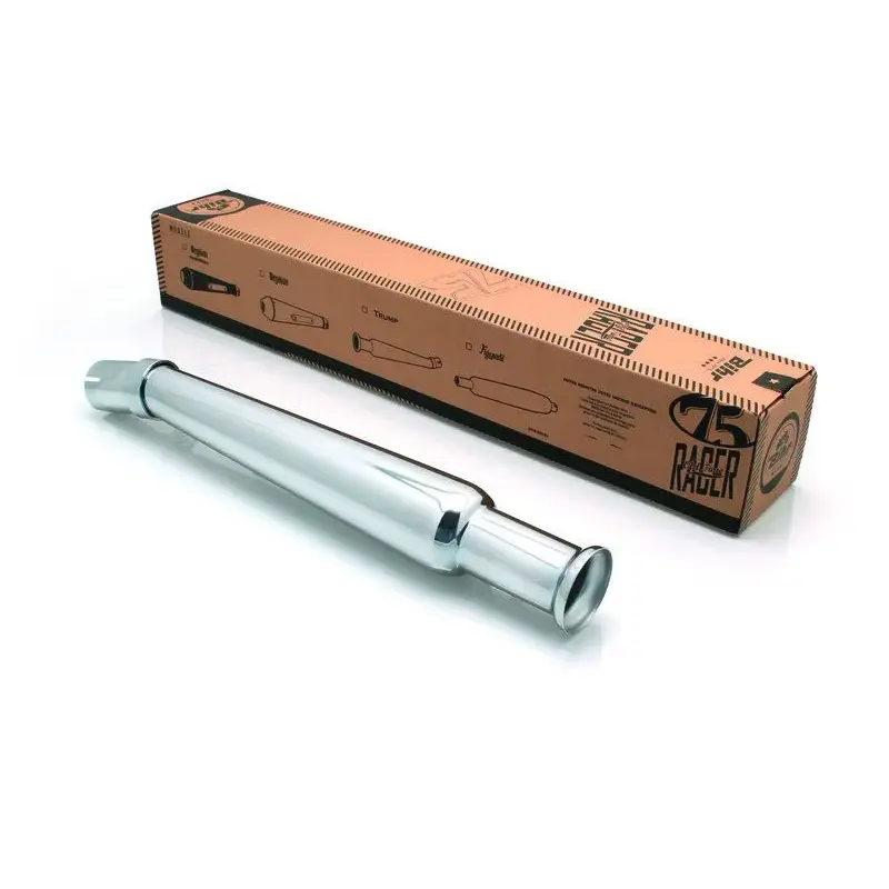 Silencieux gauche V PARTS Vintage Series Trump chromé universel