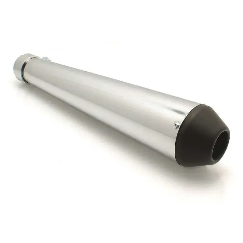 Silencieux V PARTS Vintage Series Megaton chromé/casquette noir universel