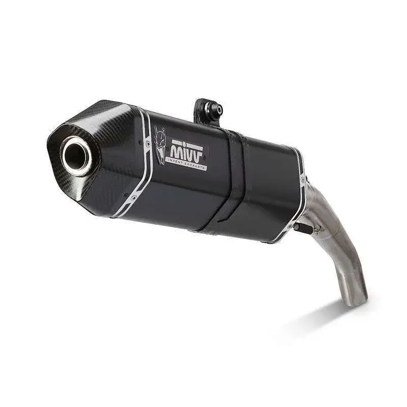 Silencieux MIVV Speed Edge inox brossé noir KTM 1190 Adventure