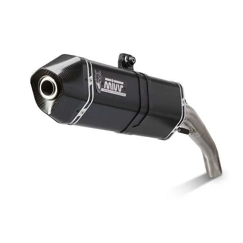 Silencieux MIVV Speed Edge Steel Black Honda CRF1000L Africa Twin