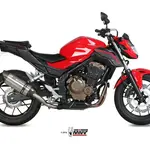 Silencieux MIVV Suono inox casquette carbone Honda CB500F