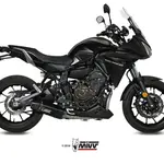 Silencieux MIVV Speed Edge inox noir casquette carbone Yahaha MT-07