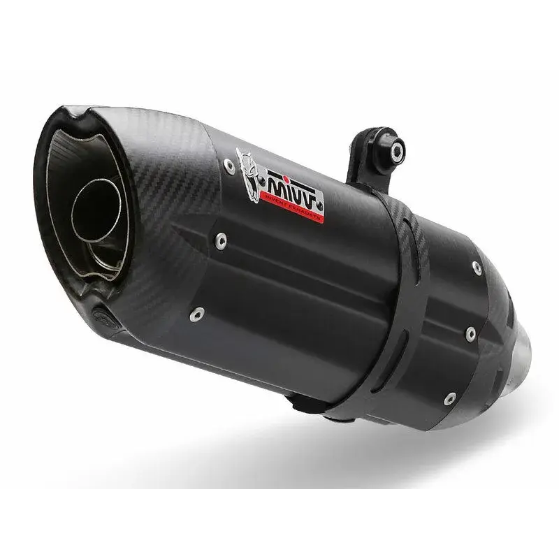 Silencieux MIVV Suono inox noir/casquette carbone KTM 1290 Superduke GT