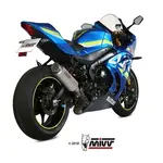 Silencieux MIVV GP-Pro titane/casquette titane Suzuki GSXR1000