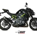 Silencieux MIVV Delta Race Steel Black/casquette carbone Kawasaki Z900