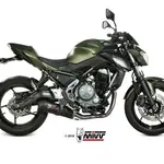 Ligne complète MIVV Oval inox silencieux carbone/casquette carbone Kawasaki Z650