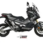 Silencieux MIVV Delta Race inox noir/casquette carbone Honda X-ADV 750