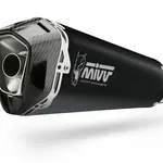 Silencieux MIVV Delta Race inox noir/casquette carbone Honda X-ADV 750