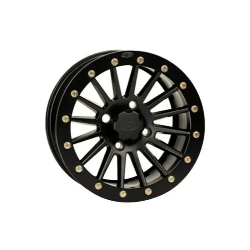 Jante utilitaire ITP Beadlock noir mat quad 12x7 4x156 4+3