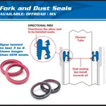 Joint spys de fourche + caches poussières ALL BALLS Honda CR125R