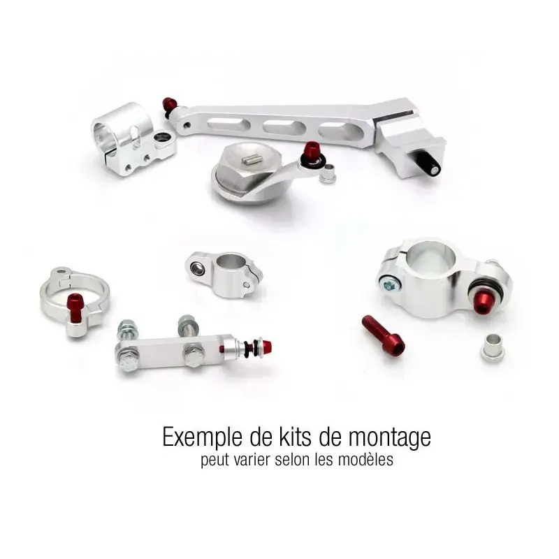 Kit fixation d'amortisseur de direction BITUBO pour KAWASAKI ZX6R 07-08 RACING