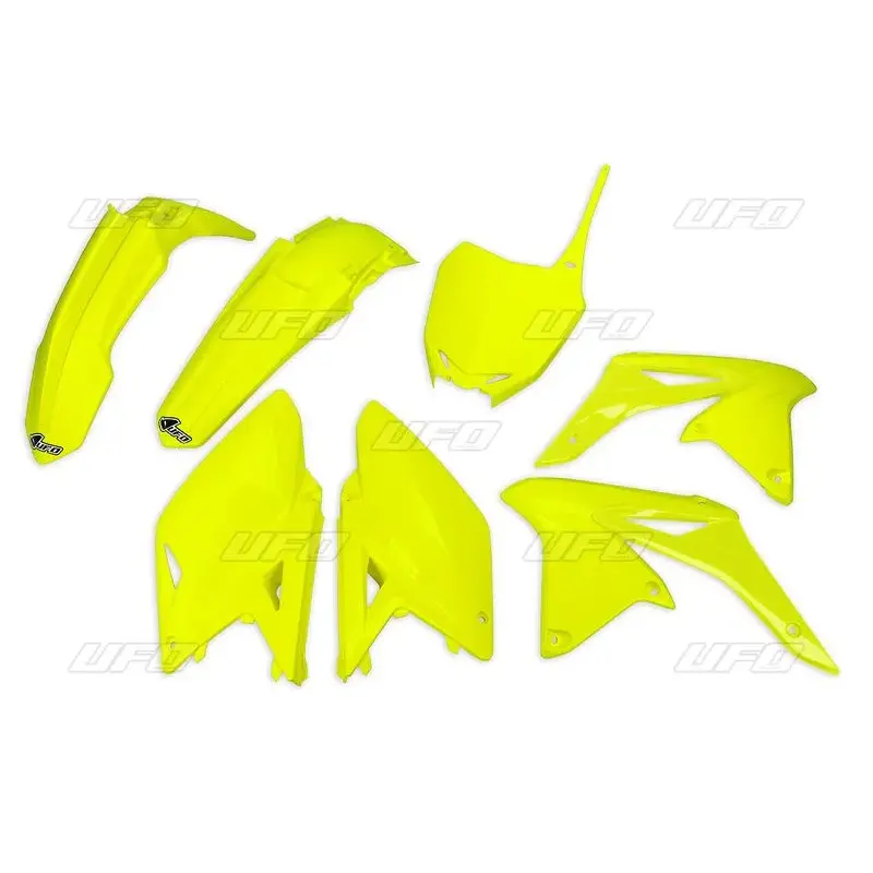 Kit plastique UFO jaune fluo Suzuki RM-Z250