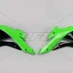 Ouïes de radiateur UFO couleur origine 2014 Kawasaki KX85