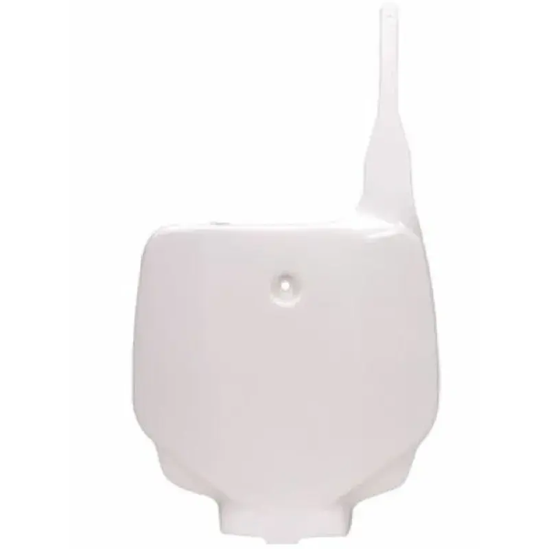 Plaque numéro frontale UFO blanc Kawasaki KX85