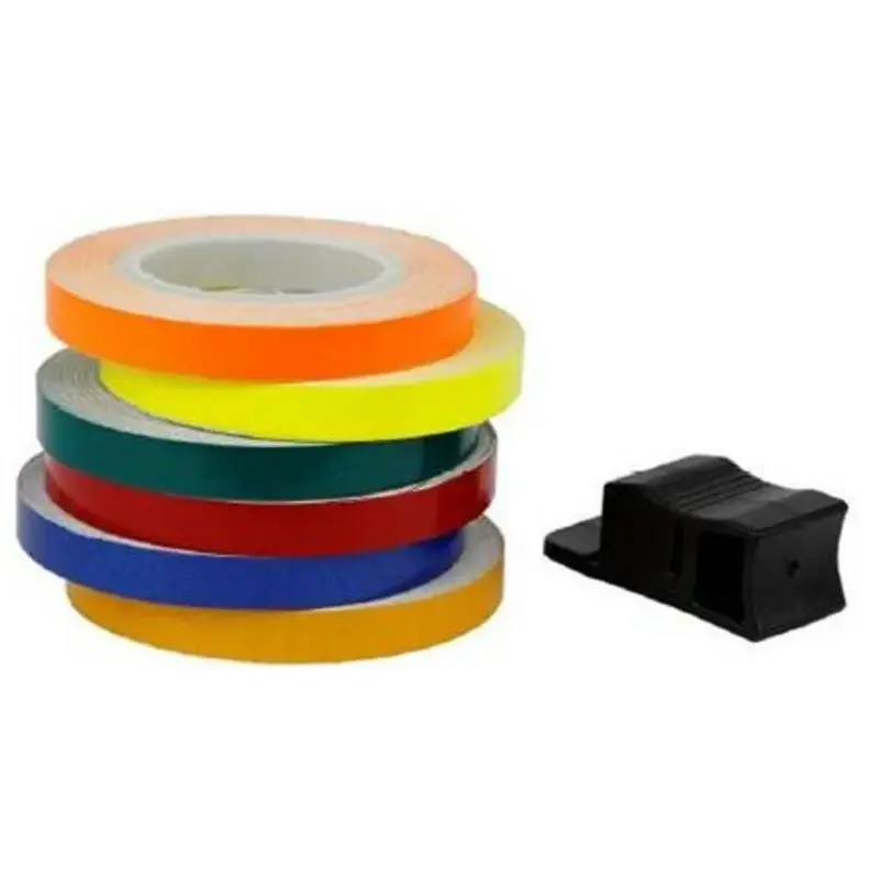 Liseré de jantes V PARTS 6m x 7mm vert fluorescant