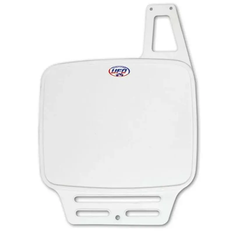 Plaque numéro frontale UFO blanc KTM