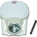 Plaque phare universelle UFO vintage blanc 1978-1988