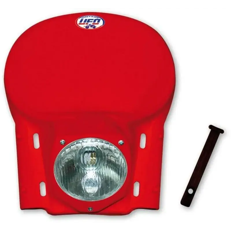 Plaque phare universelle UFO vintage rouge 1978-1989