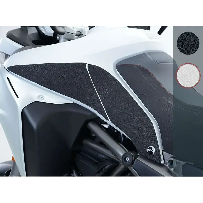 Kit grip de réservoir R&G RACING 4 pièces translucide Ducati Multistrada Enduro