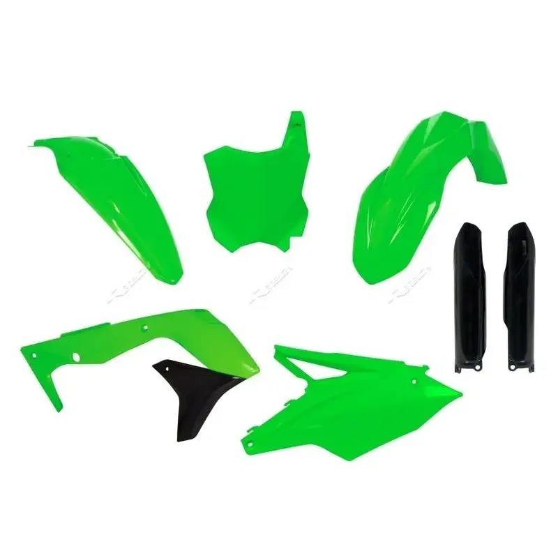Kit plastique RACETECH vert fluo Kawasaki KX450F