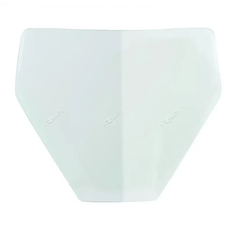 Plaque numéro frontale RACETECH blanc Husqvarna TC85