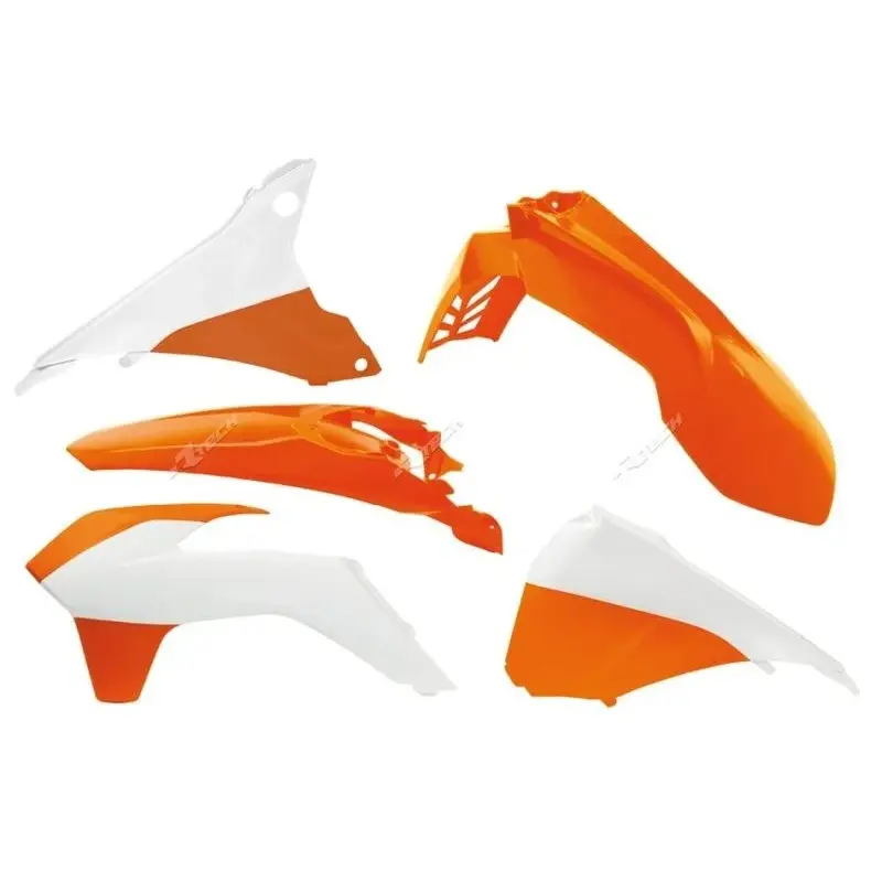 Kit plastique RACETECH couleur origine (15-16) orange/blanc KTM