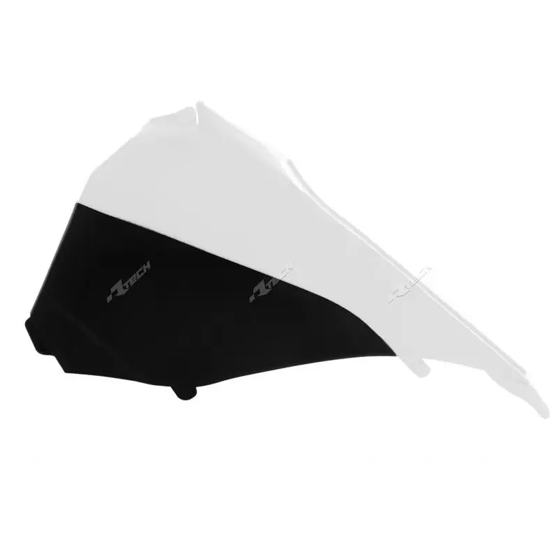 Cache boite à air gauche RACETECH blanc/noir Six Days EXC/EXC-F