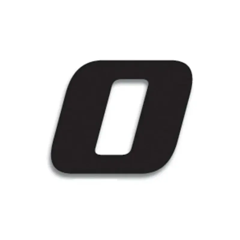 Numéro de course 0 BLACKBIRD 20x25cm noir