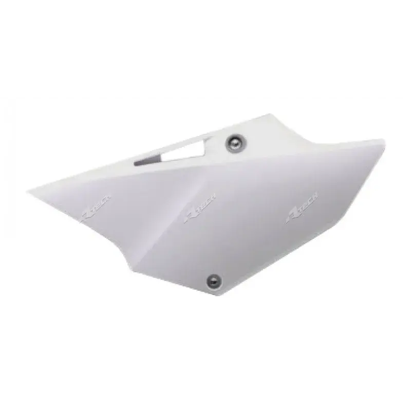 Plaques latérales RACETECH restylé blanc Yamaha YZ125/250