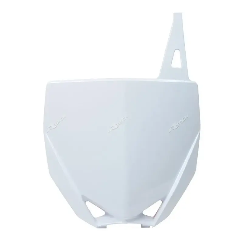 Plaque numéro frontale RACETECH blanc Yamaha YZ85