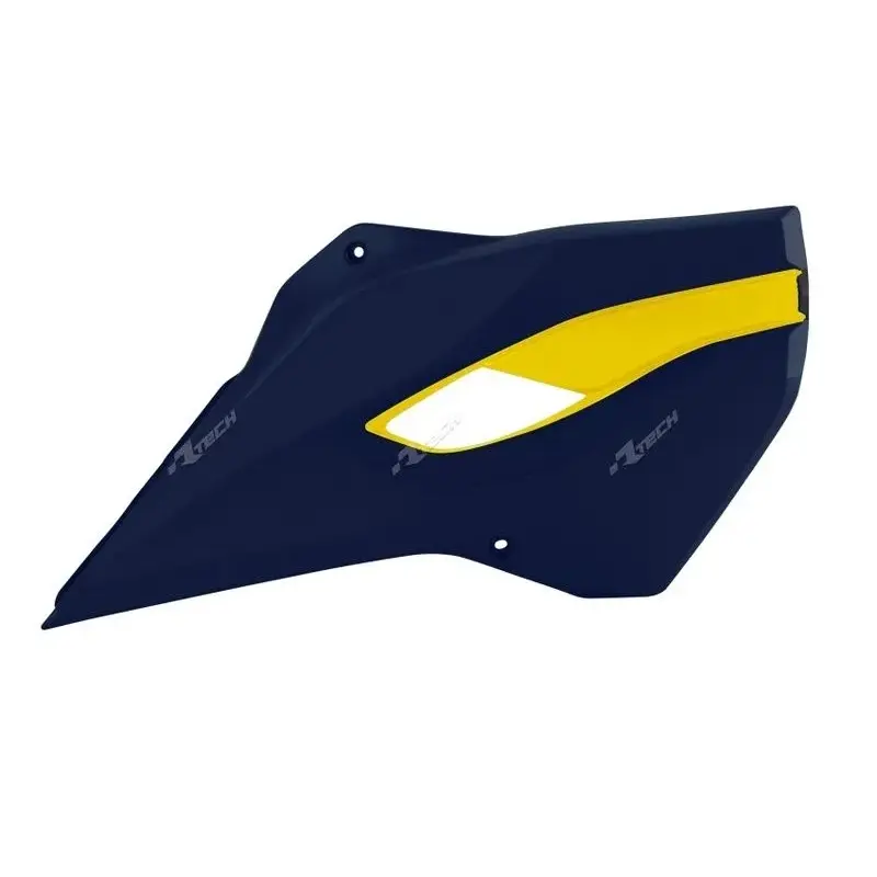 Ouïes de radiateur RACETECH couleur origine bleu/jaune Husqvarna