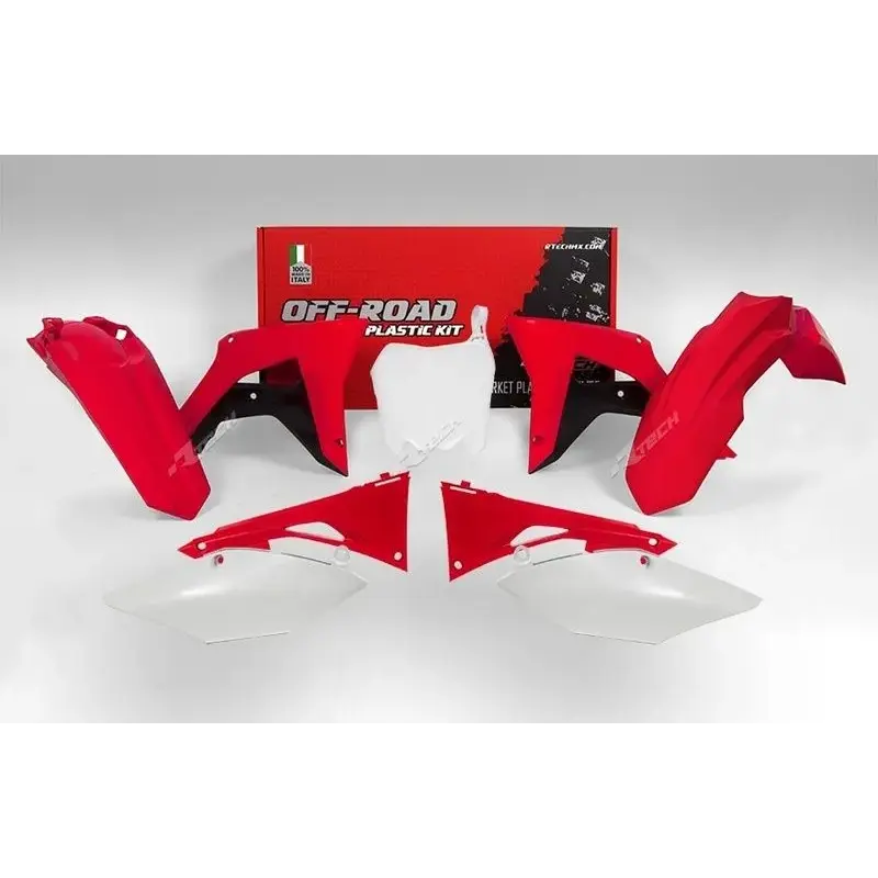 Kit plastique RACETECH couleur origine (2017) rouge/noir/blanc Honda CRF450R