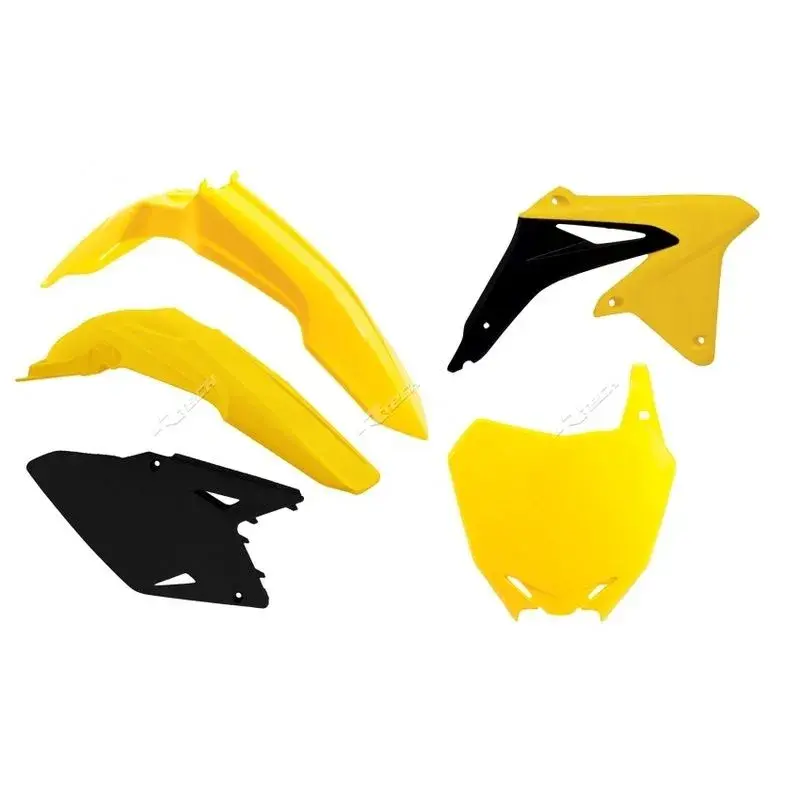 Kit plastique RACETECH couleur origine (2017) jaune/noir Suzuki RM-Z450
