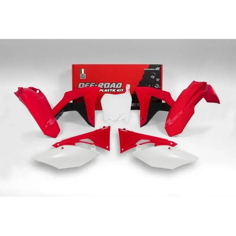 Kit plastique RACETECH couleur origine (2017) rouge/noir/blanc Honda CRF450RX
