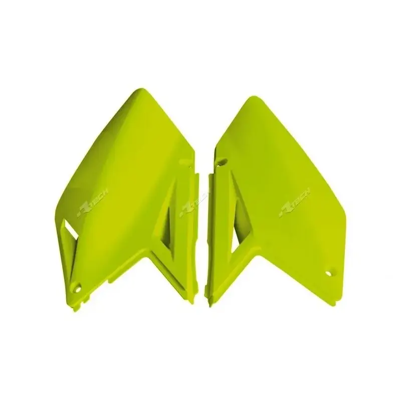 Plaques latérales RACETECH jaune fluo Suzuki RM-Z250