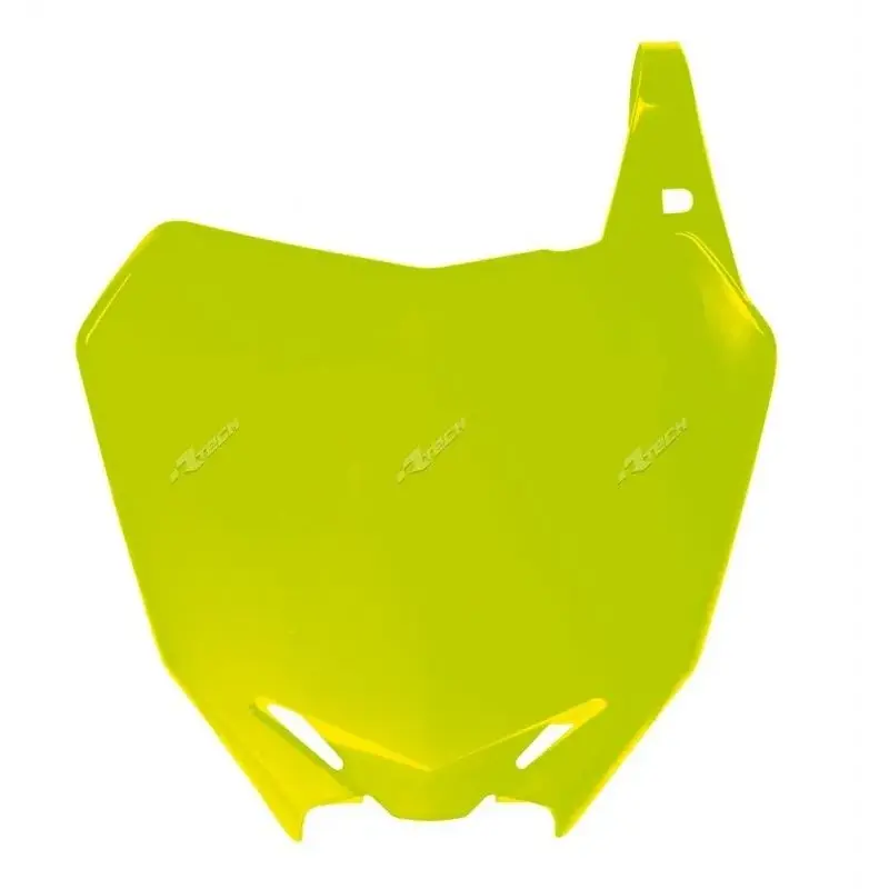 Plaque numéro frontale RACETECH jaune fluo Suzuki RM-Z250/450