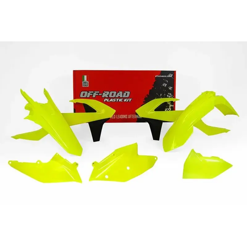 Kit plastique RACETECH jaune fluo KTM EXC/EXC-F