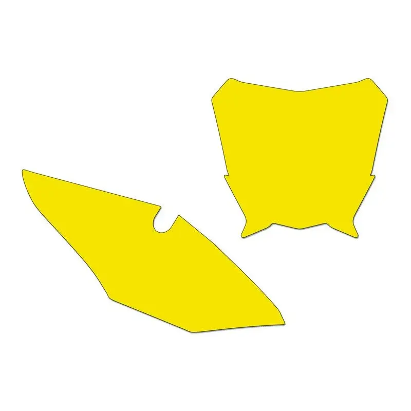 Fonds de plaque BLACKBIRD jaune Honda CRF450R