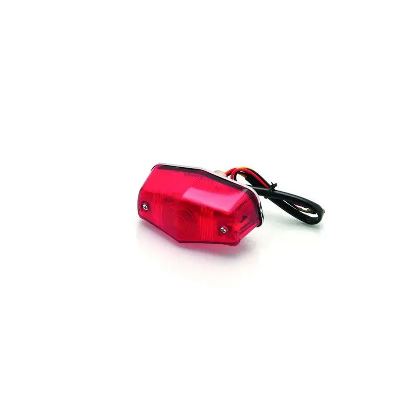 Feux arrière homologué Bihr Mini-Lucas chromé P21 - 5W/12V