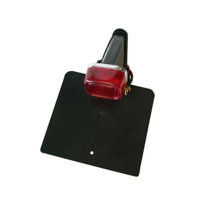 Feu arrière avec support de plaque V PARTS noir type Yamaha TY universel
