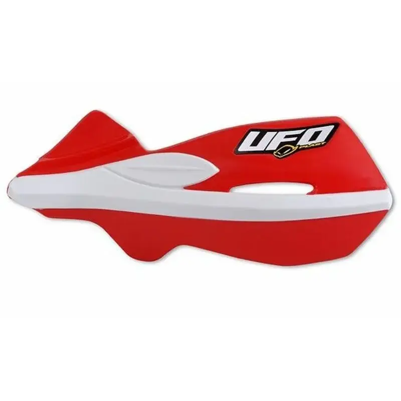 Protège-mains UFO Patrol rouge/blanc kit montage inclus