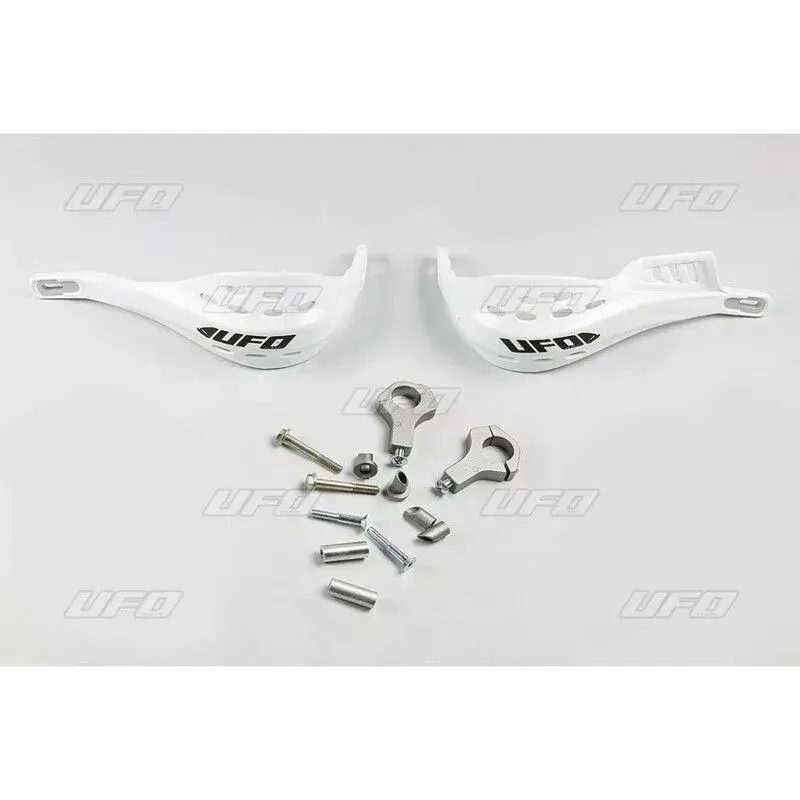 Protège-mains UFO Jumpy Supermotard Ø22mm blanc