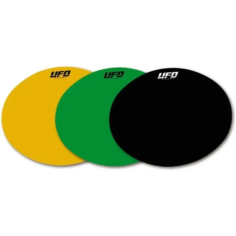 Planche adhésive ovale UFO vert