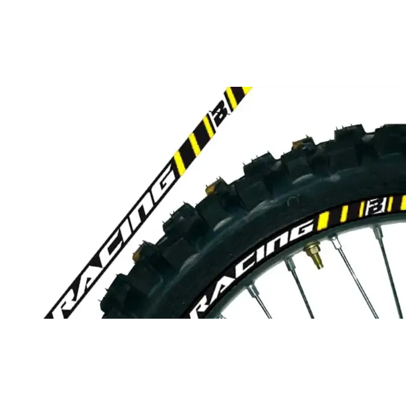 Déco de jante Blackbird jaune universelle