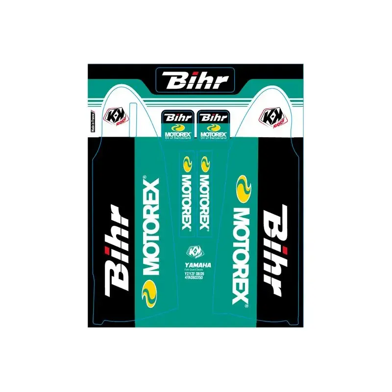 Kit de déco de fourche Bihr/Motorex KUTVEK YAMAHA YZ-YZF