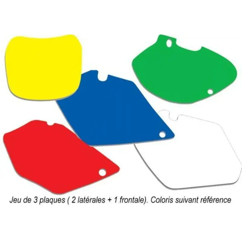 Fonds de plaque Blackbird blanc Husqvarna TE/FE 250/450