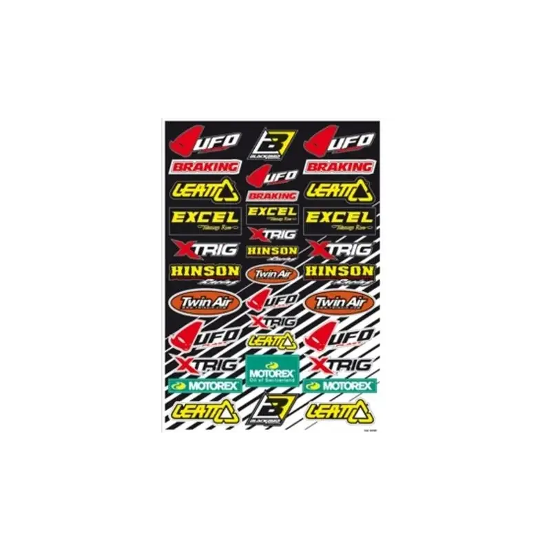 Planche de stickers Blackbird 2014