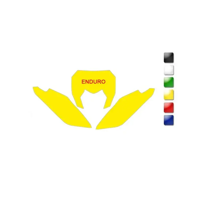 Fonds de plaque BLACKBIRD jaune Sherco