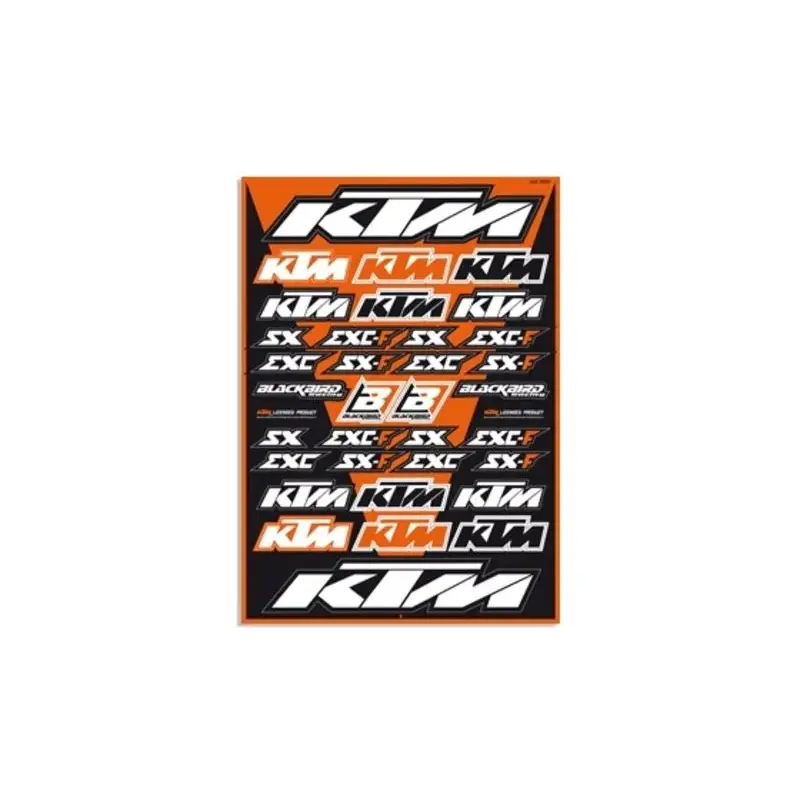 Kit autocollants universel Blackbird Racing KTM SX/SX-F EXC/EXC-F