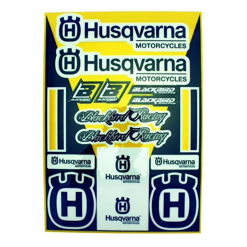 Planche de stickers BLACKBIRD Husqvarna
